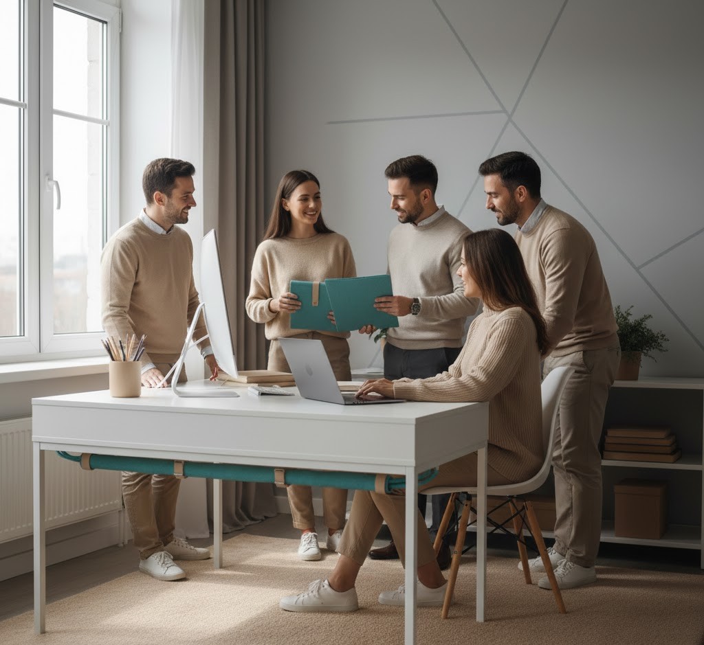 Ons team aan het werk